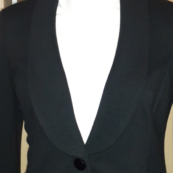7 for All Mankind Black Blazer - Picture 3 of 8